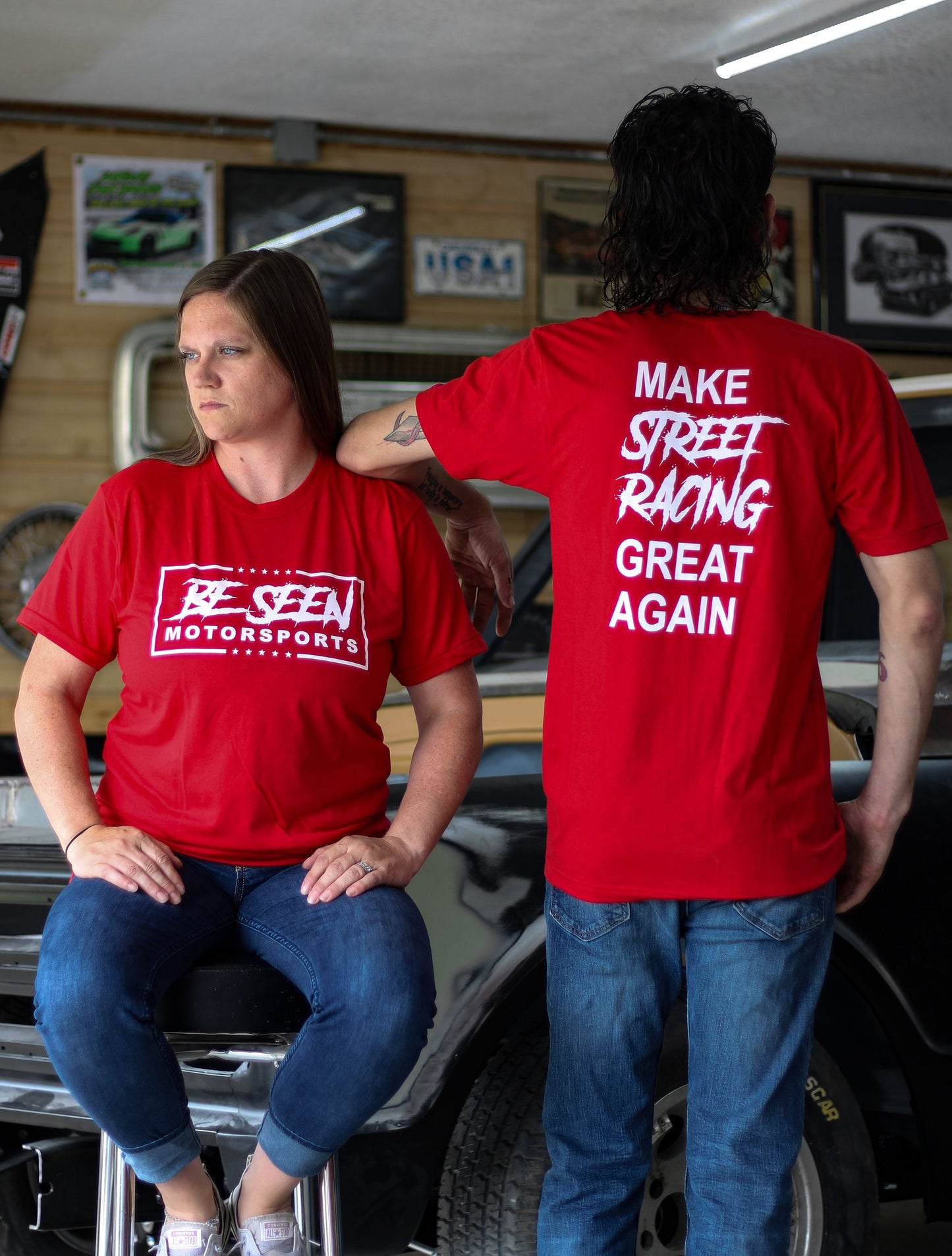 Be Seen Motorsports Make Street Racing Great Again T-Shirt