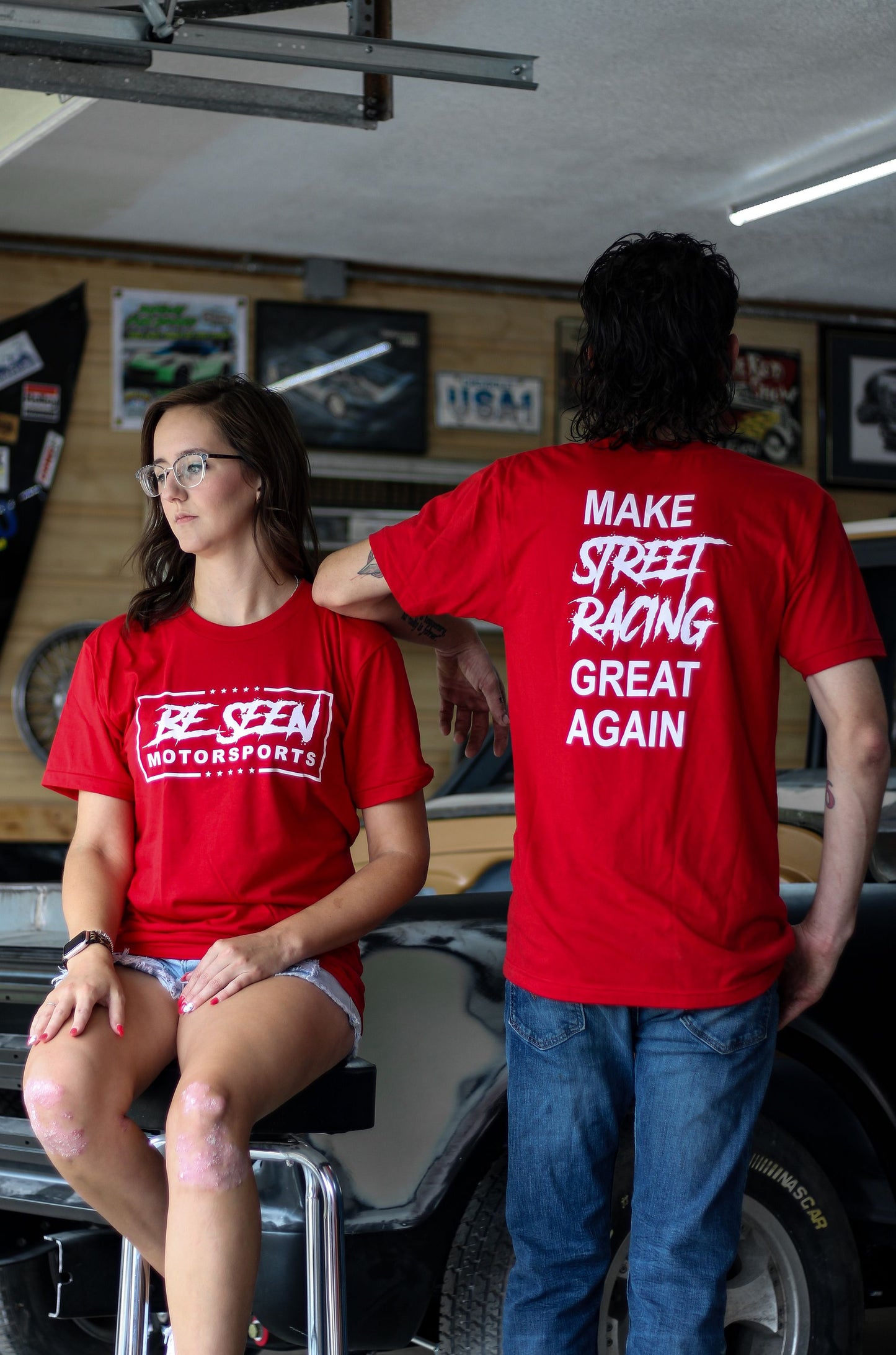 Be Seen Motorsports Make Street Racing Great Again T-Shirt