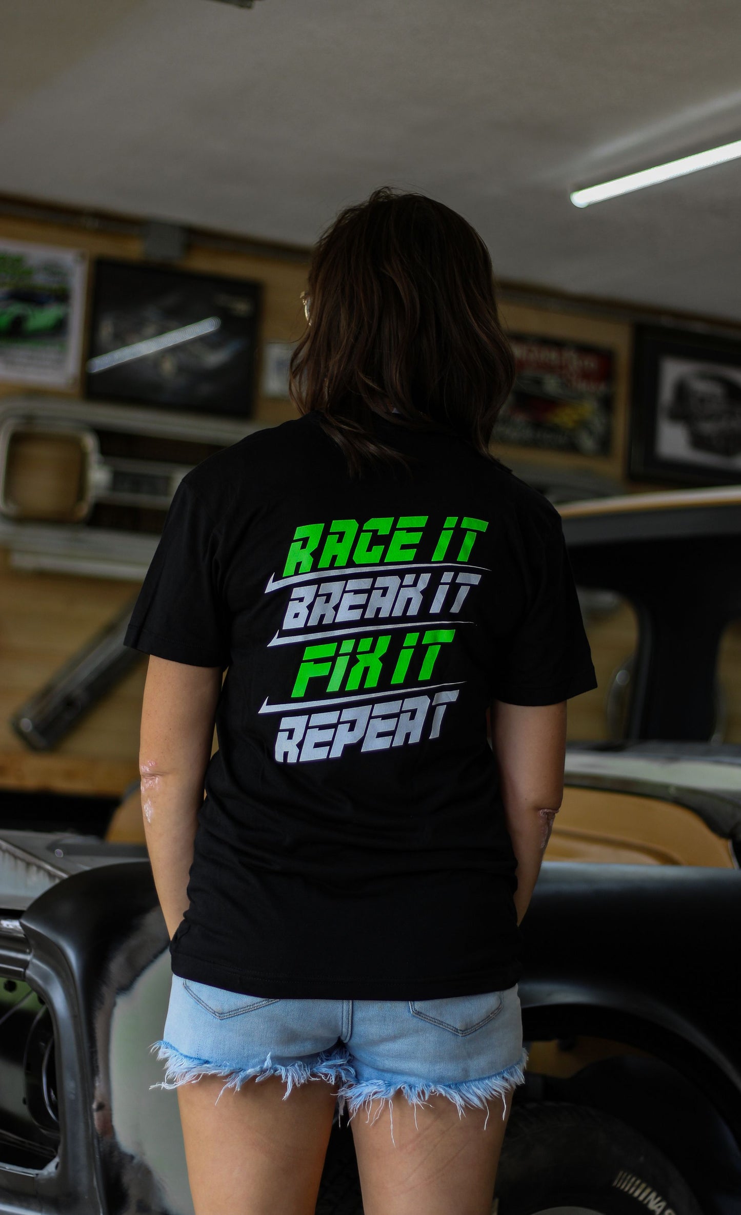 Be Seen Motorsports Race It, Break It, Fix It, Repeat T-Shirt
