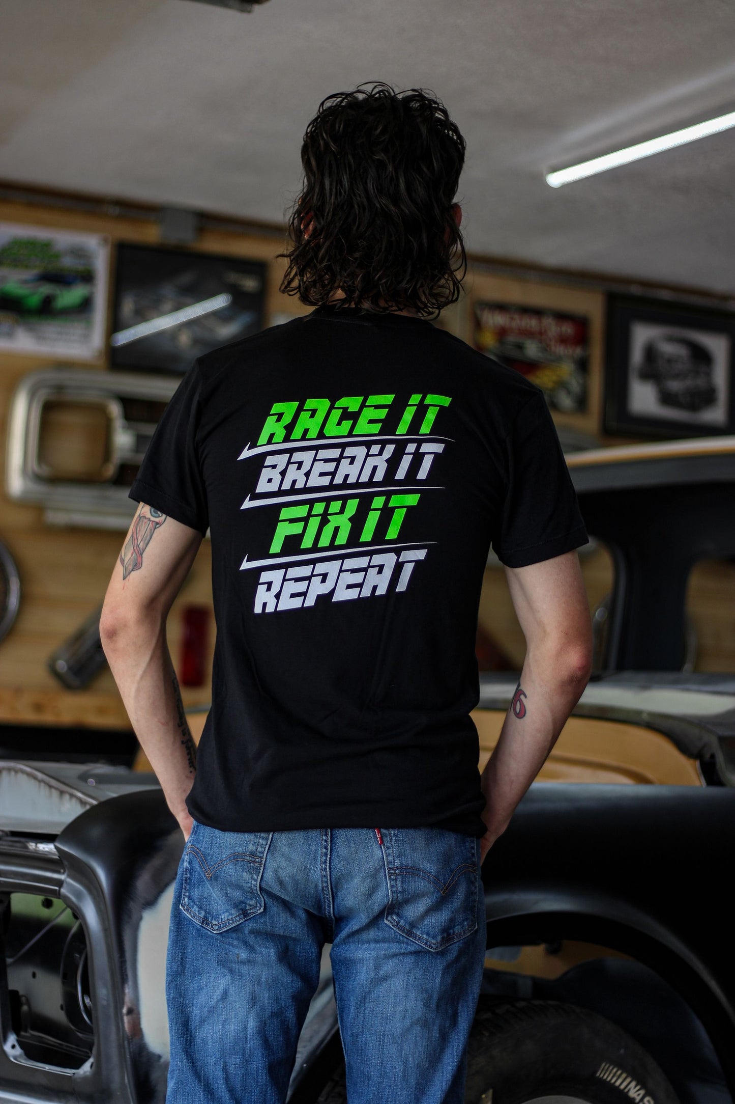 Be Seen Motorsports Race It, Break It, Fix It, Repeat T-Shirt